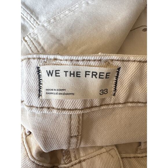 We the Free Deep Trance Dropped Boyfriend Jeans in casual khaki, size 33 NWT - Picture 9 of 9